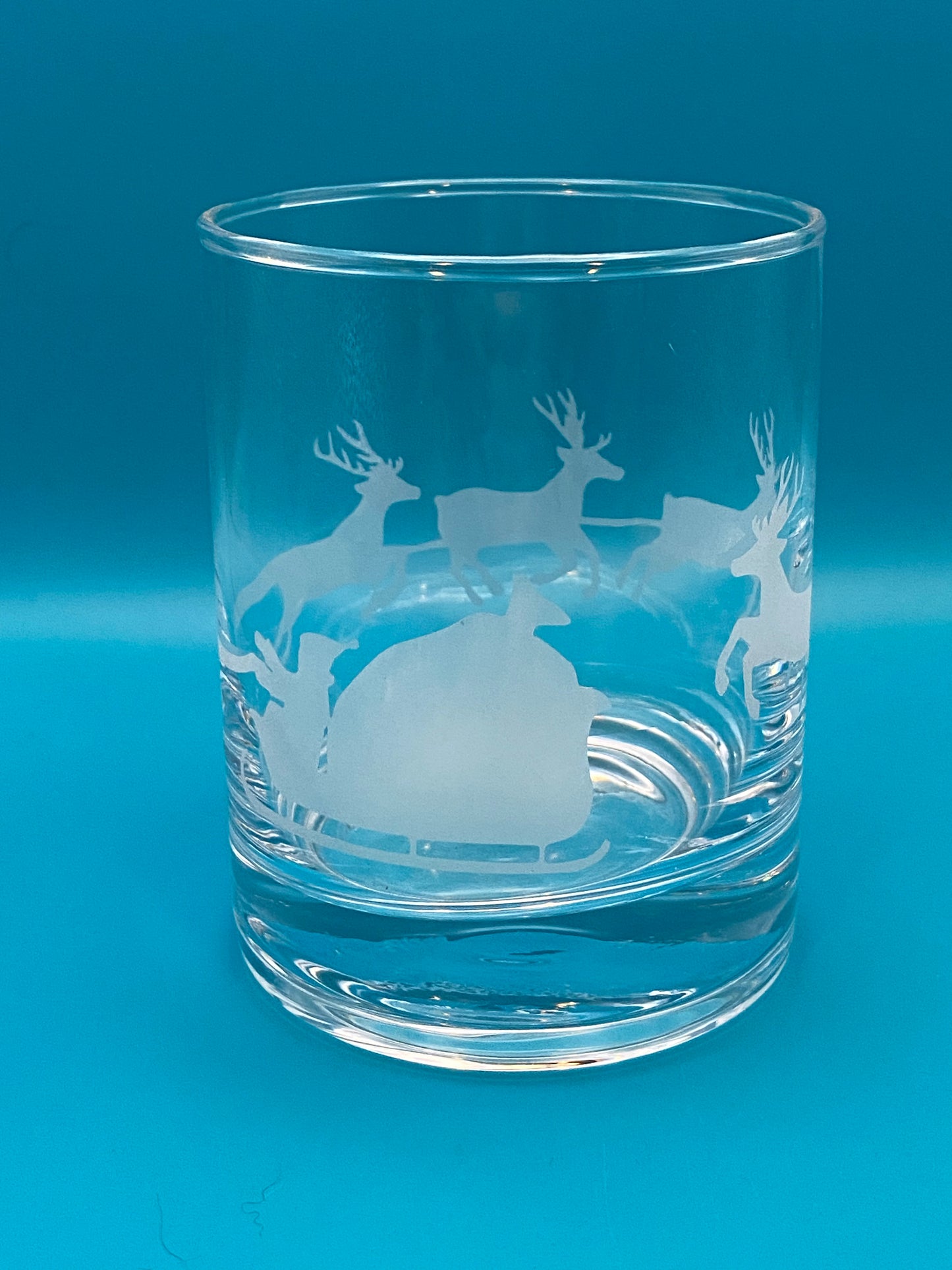 Santa's Sleigh, Gift Bag, & Reindeer