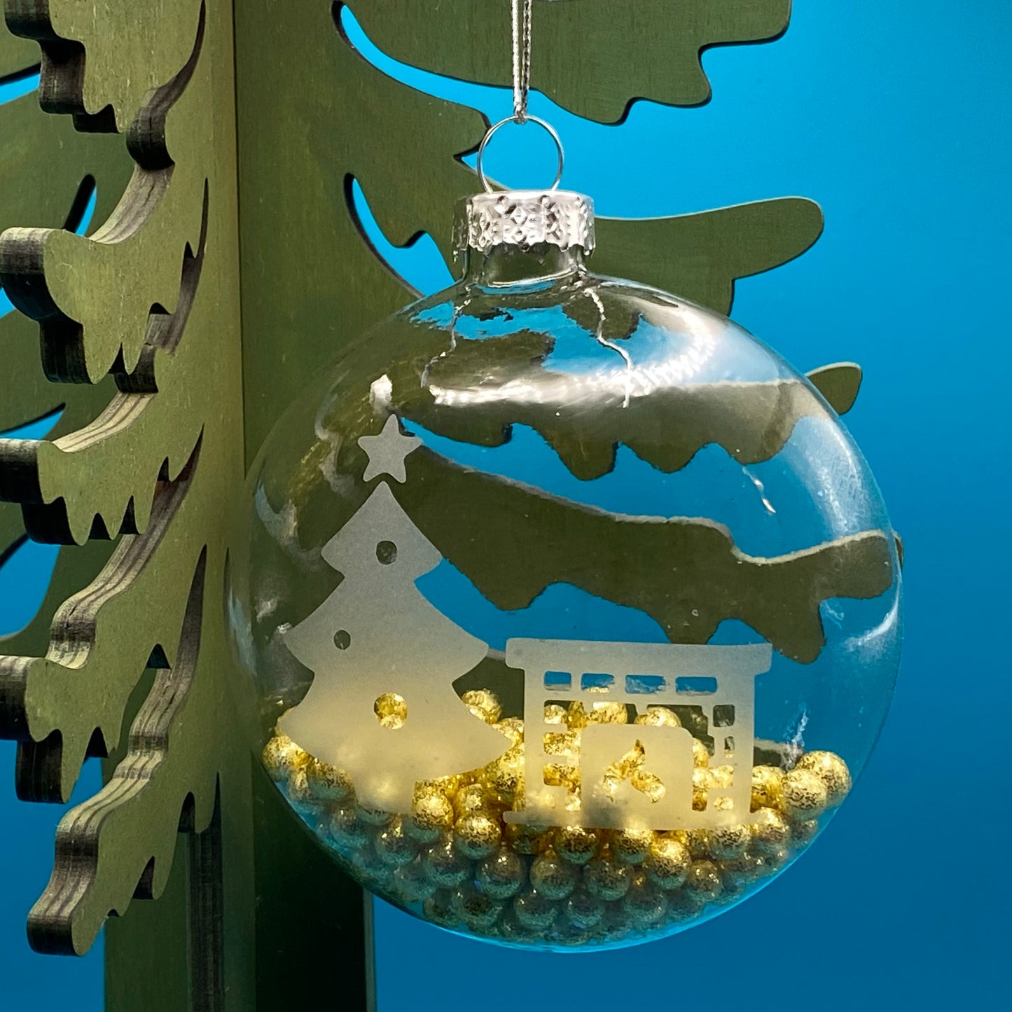 3" Fireplace & Christmas Tree