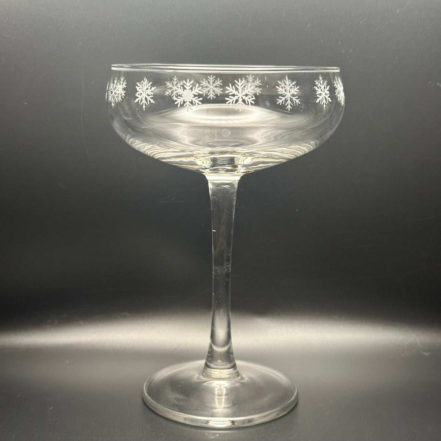 Snowflake Champagne Coupe