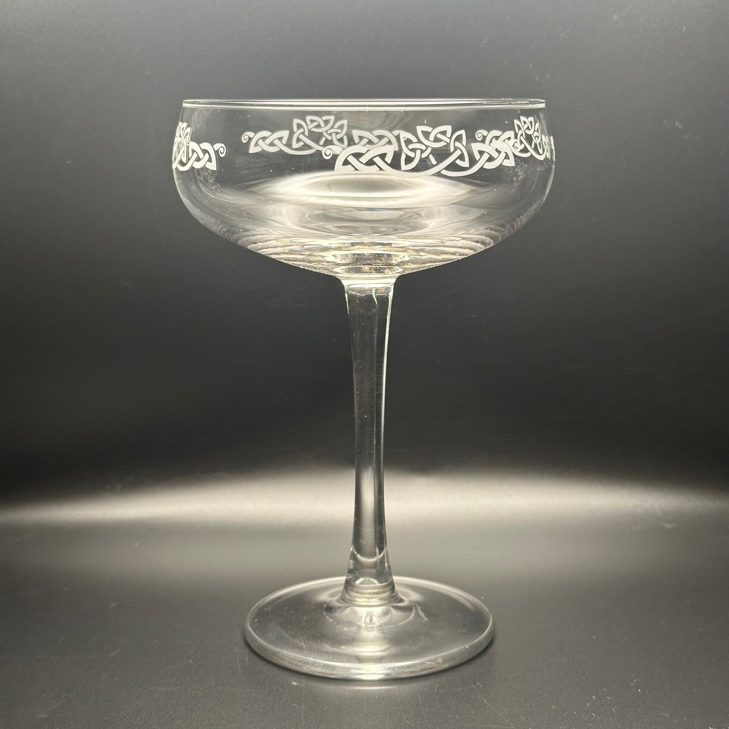 Square Knot Champagne Coupe