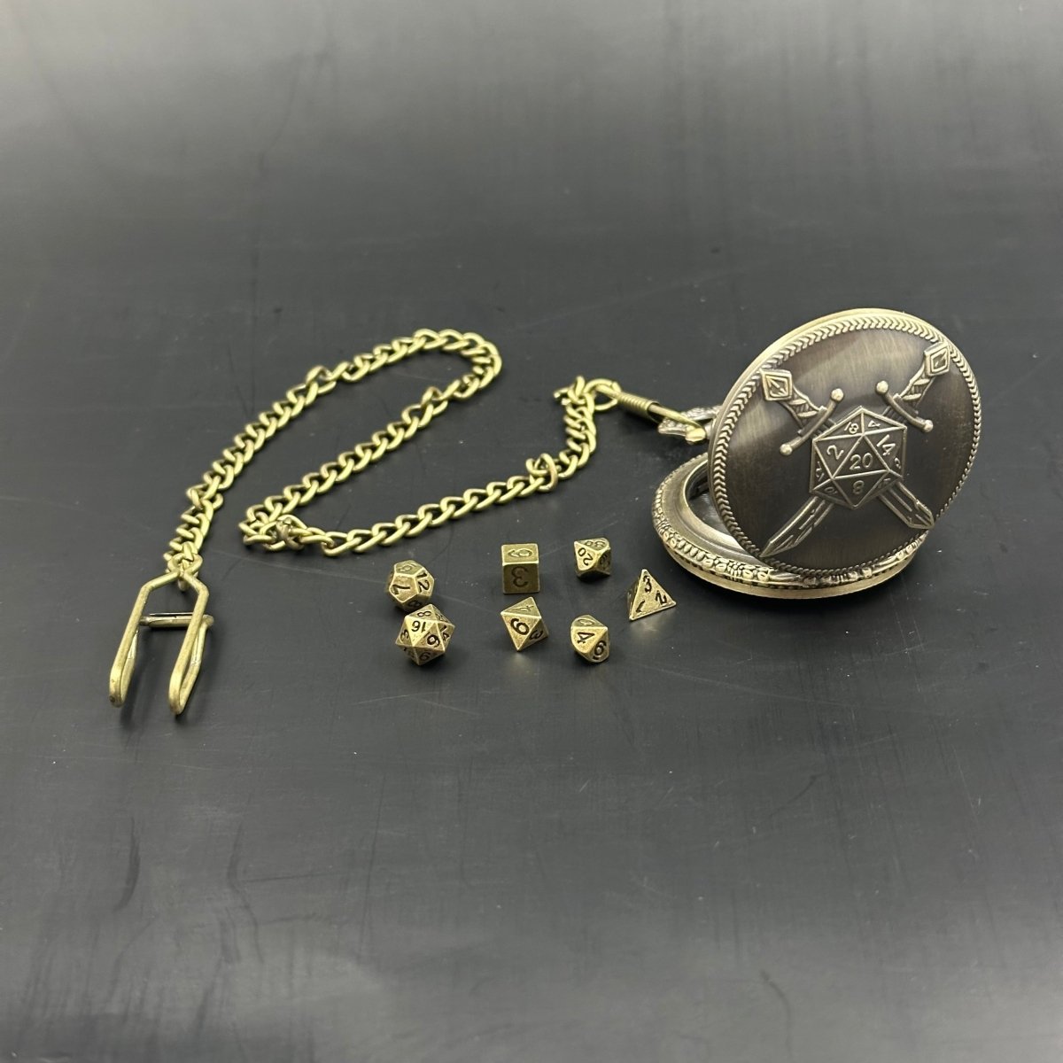 Blades of Fate Dice Pocket Chain - Crosby Girls Crafts