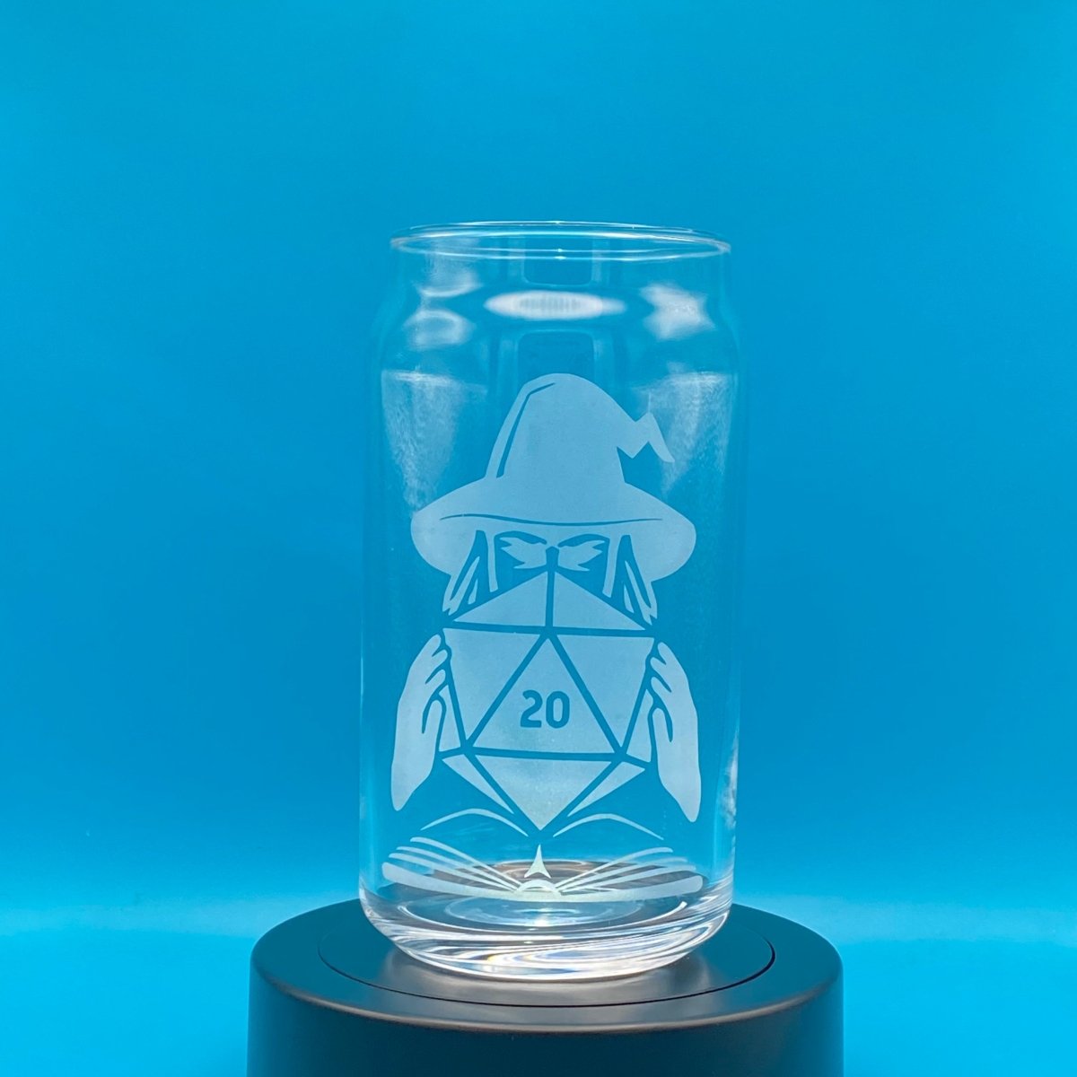DND Drinkware - D20 Wizard - Crosby Girls Crafts