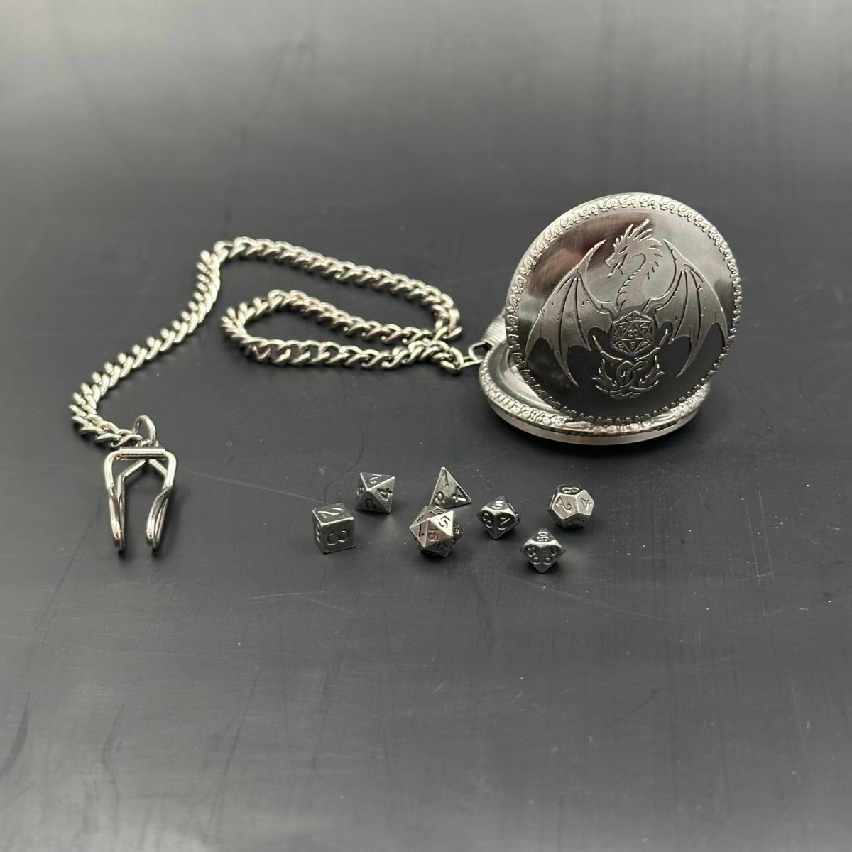 Dragon’s Gambit Dice Pocket Chain - Crosby Girls Crafts