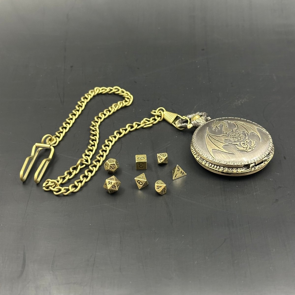 Dragon’s Gambit Dice Pocket Chain - Crosby Girls Crafts