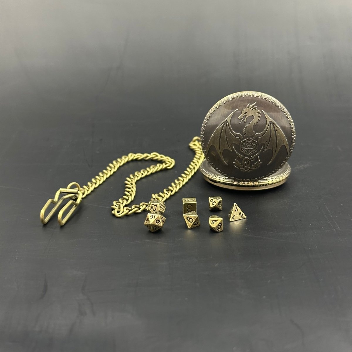 Dragon’s Gambit Dice Pocket Chain - Crosby Girls Crafts