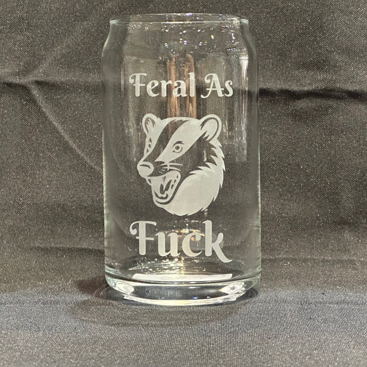 Feral As Fuck Badger - Crosby Girls Crafts