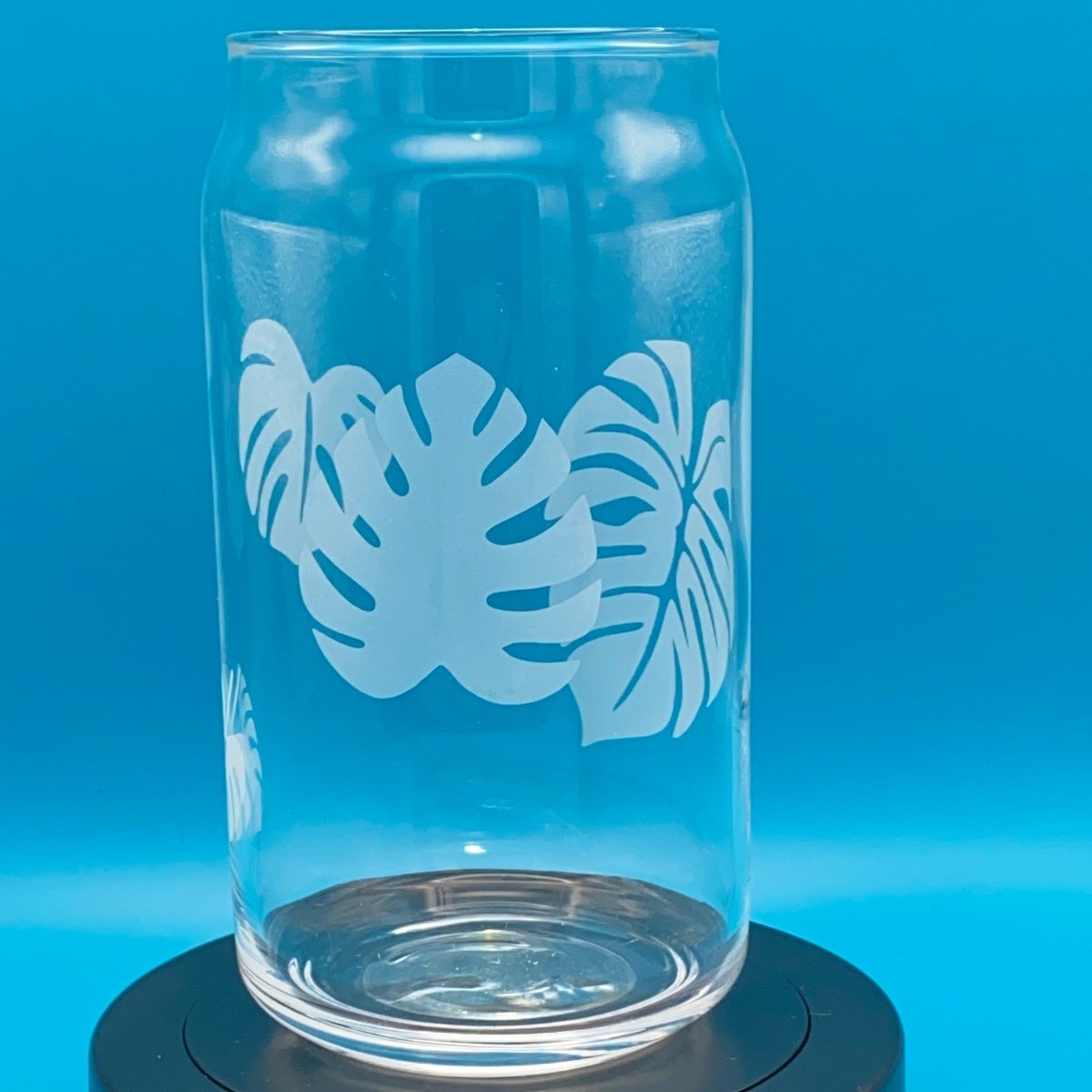 Floral Drinkware - Monstera Leaf - Crosby Girls Crafts