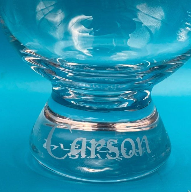 Glencairn Tasting Glass - Family Crest - Crosby Girls Crafts