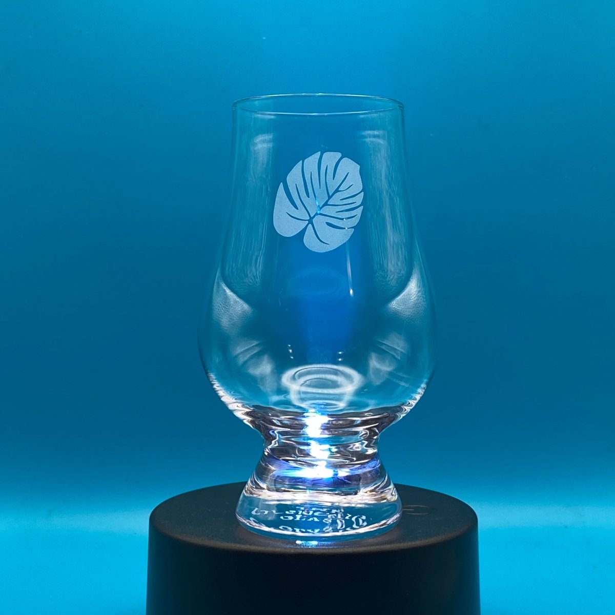 Glencairn Tasting Glass - Monstera Leaf - Crosby Girls Crafts