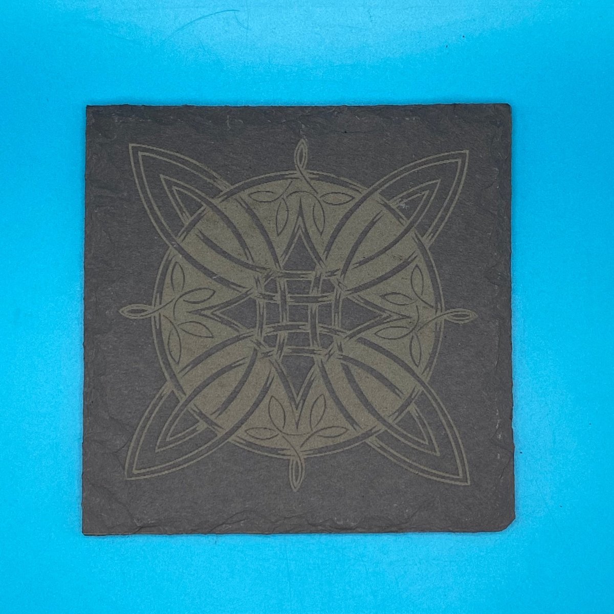 Greenwood Knot Slate Coaster - Crosby Girls Crafts