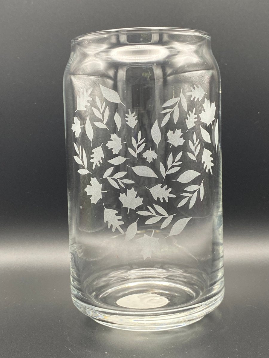 Holiday Drinkware - Heart Shaped Fall Leaves - Crosby Girls Crafts