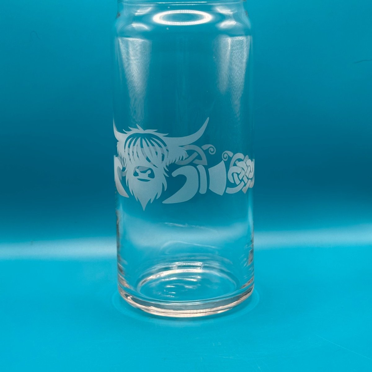 Shaggy Highland Coo Claddagh Ring with a Heart Swirl Band - Crosby Girls Crafts