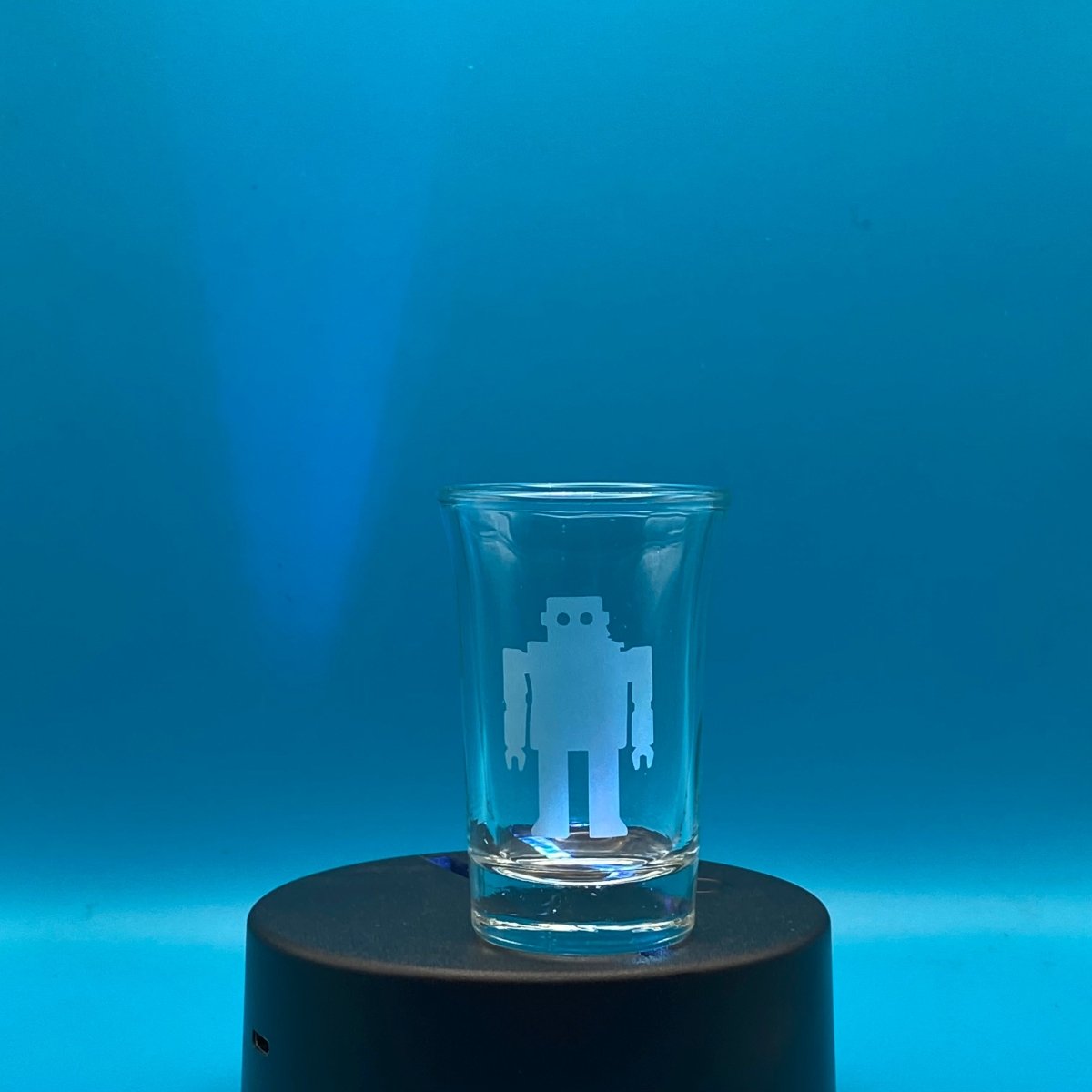 Shot Glass - Robot - Crosby Girls Crafts