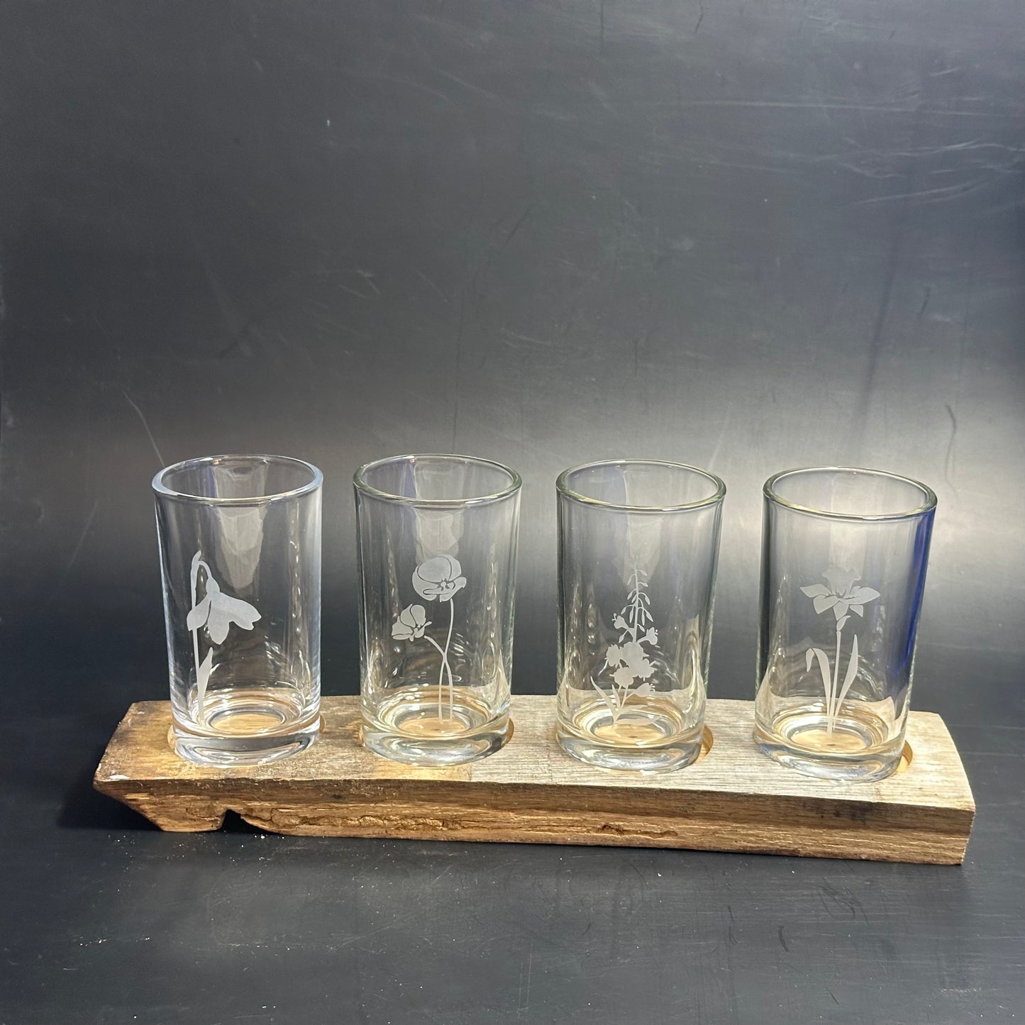 Floral 5 oz. Flight Set