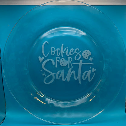 Holiday Plate, 10.5" - Cookies For Santa