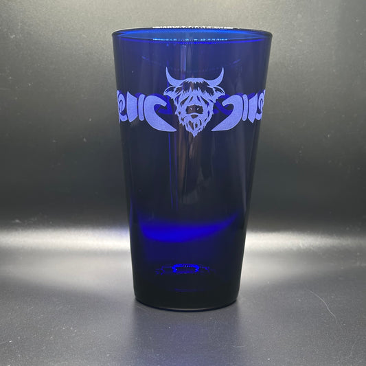 Fluffy Highland Coo Claddagh Ring with a Heart Swirl Band