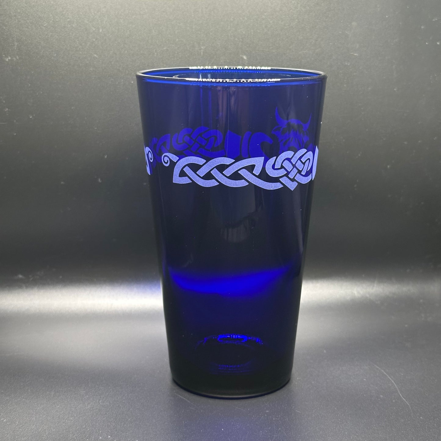 Fluffy Highland Coo Claddagh Ring with a Heart Swirl Band