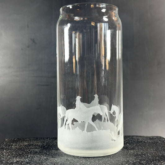 Double Saddled Horse Band Wrap