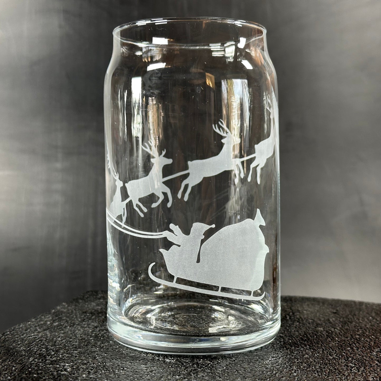 Santa's Sleigh, Gift Bag, & Reindeer