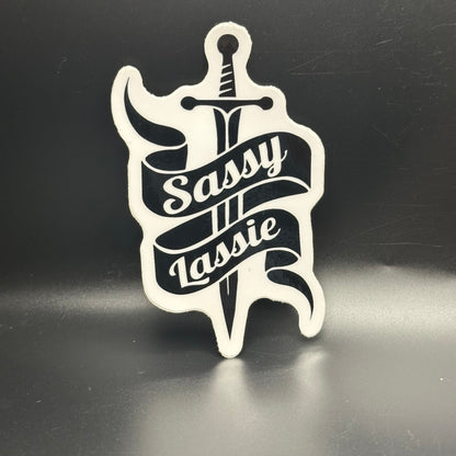 Sassy Lassie Sticker