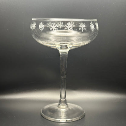 Snowflake Champagne Coupe
