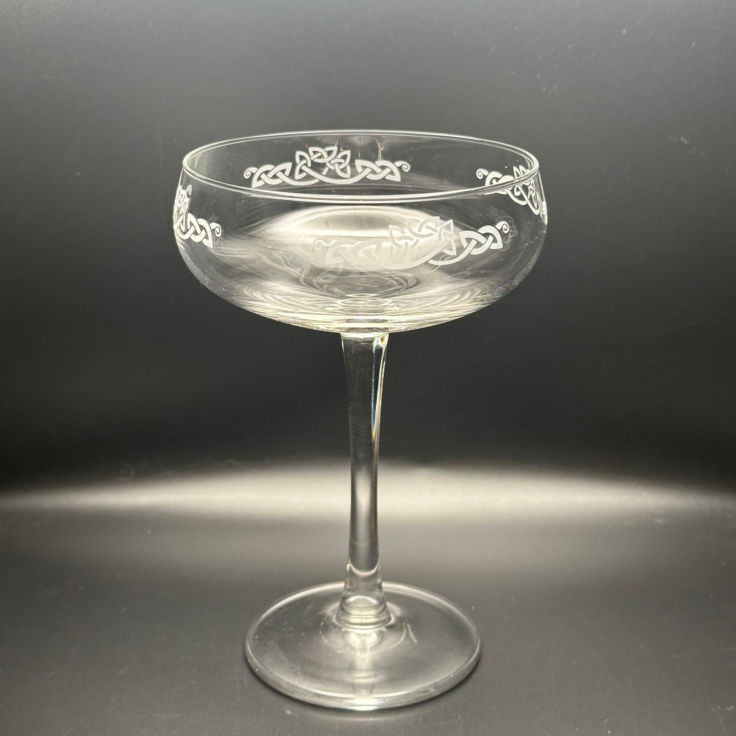 Square Knot Champagne Coupe