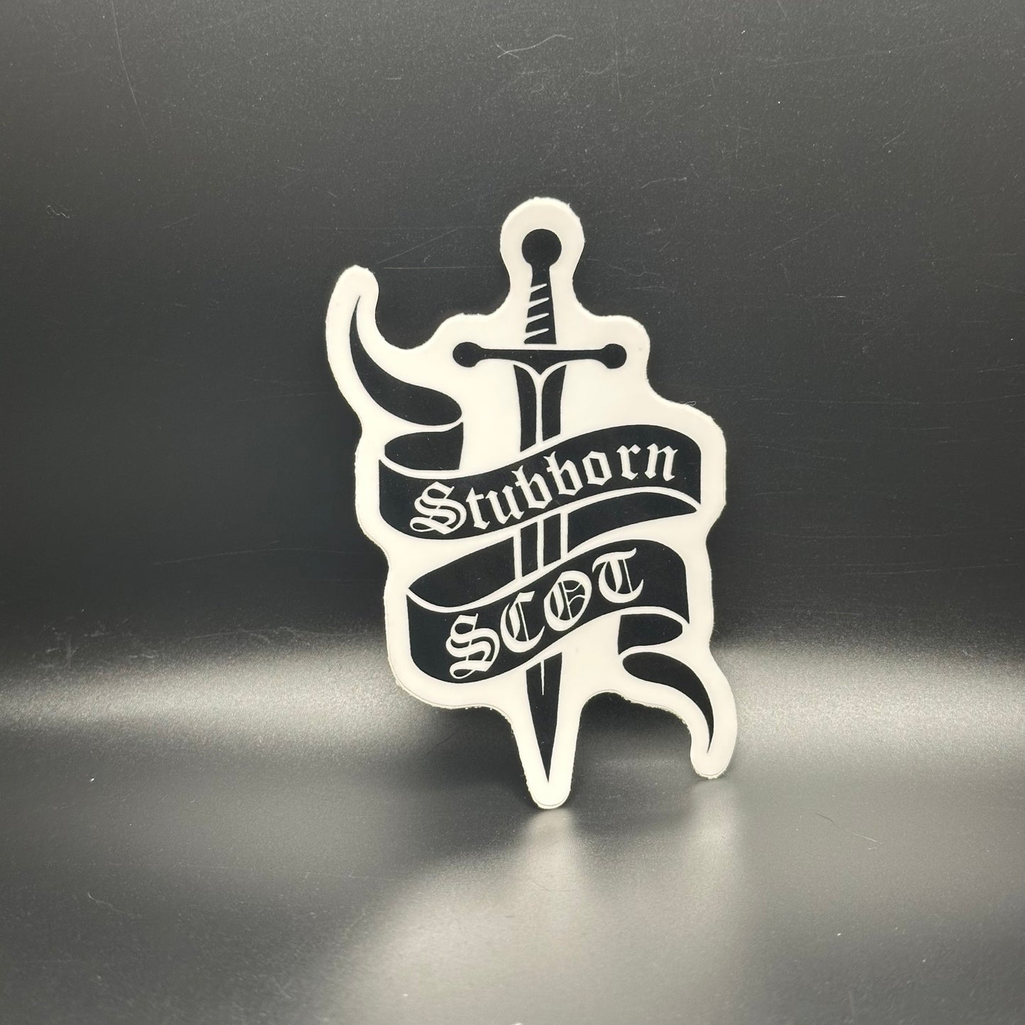 Stubborn Scot Sticker