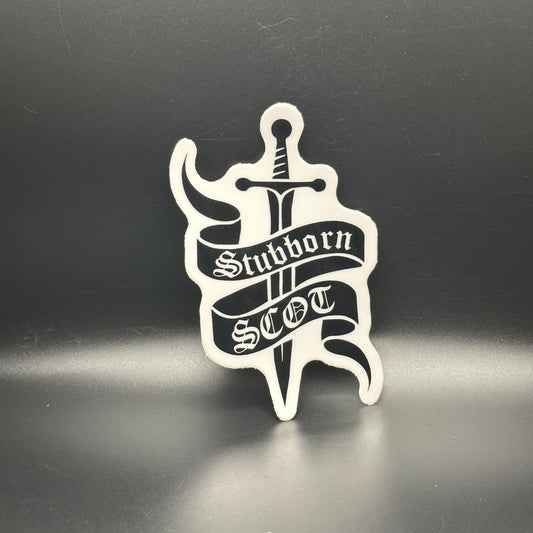 Stubborn Scot Sticker