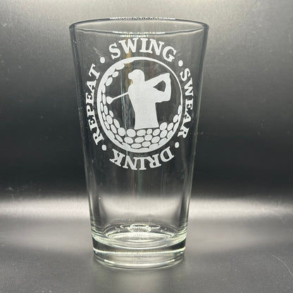 Swing Swear Drink Repeat Golf