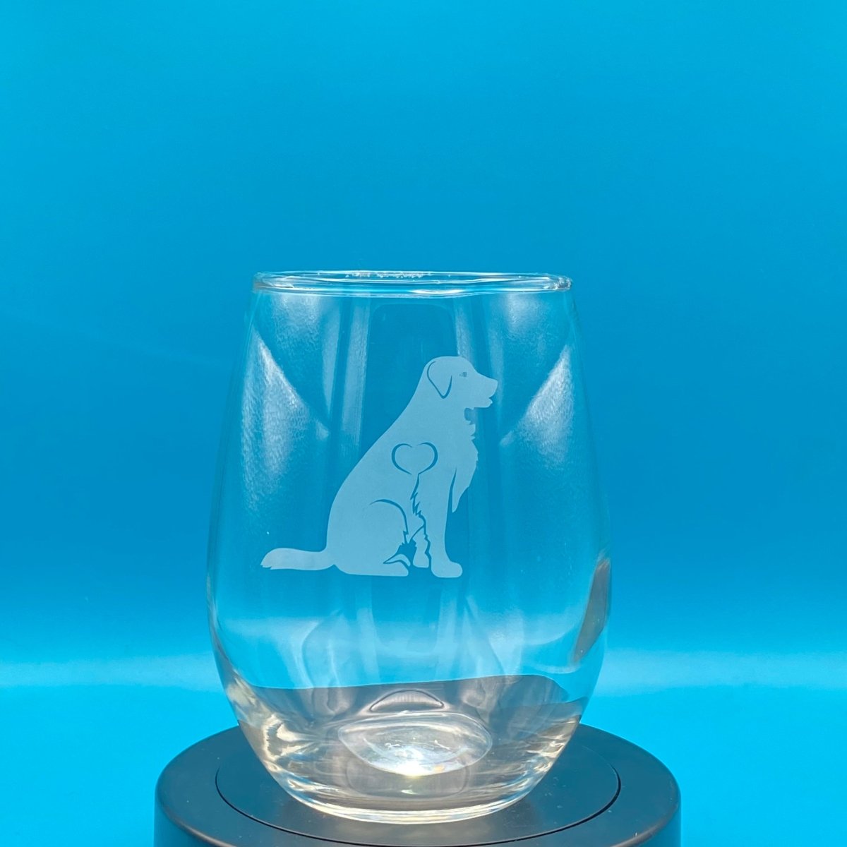 Animal Drinkware - Fluffy Dog Design - Crosby Girls Crafts