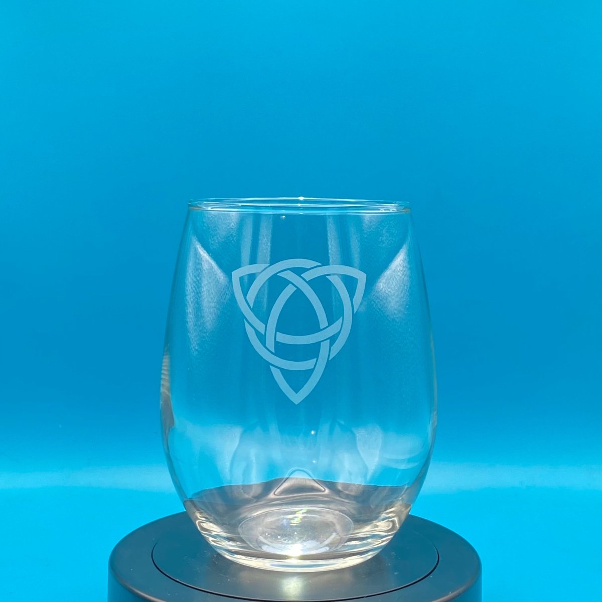 Celtic Drinkware - Trinity Knot Circle - Crosby Girls Crafts