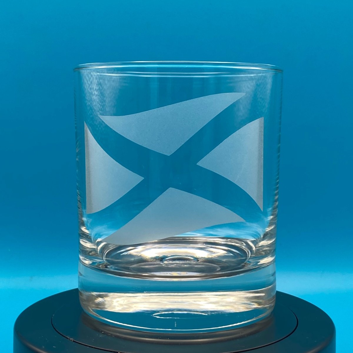 Celtic Drinkware - Waving Scottish Flag - Crosby Girls Crafts