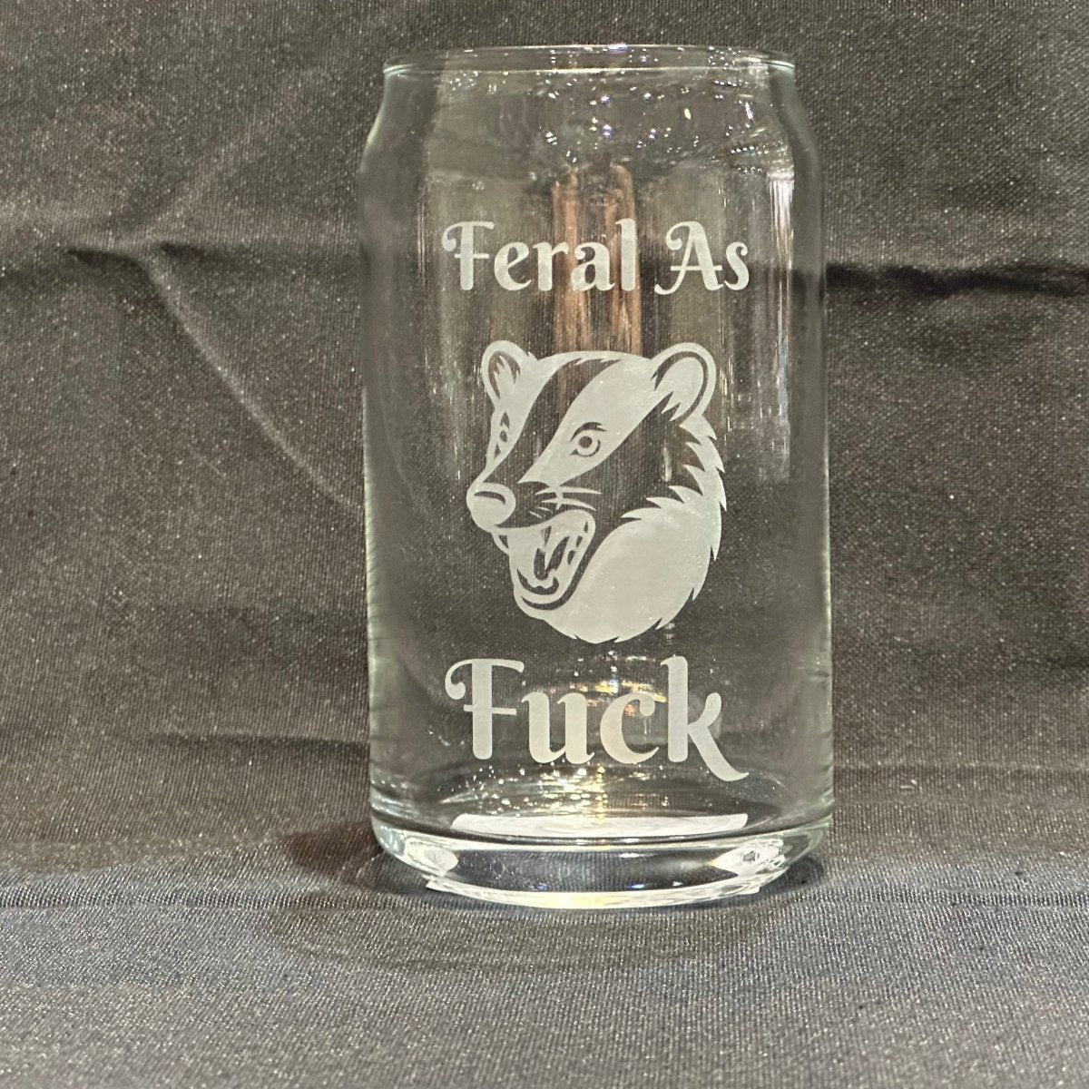 Feral As Fuck Badger - Crosby Girls Crafts