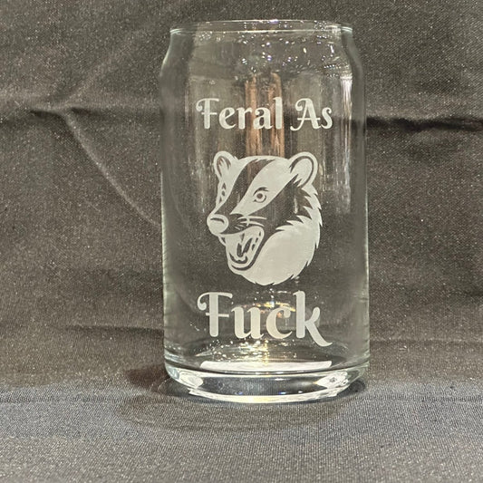 Feral As Fuck Badger - Crosby Girls Crafts