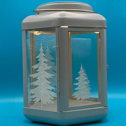 Forest Battery Operated Lantern - Crosby Girls Crafts