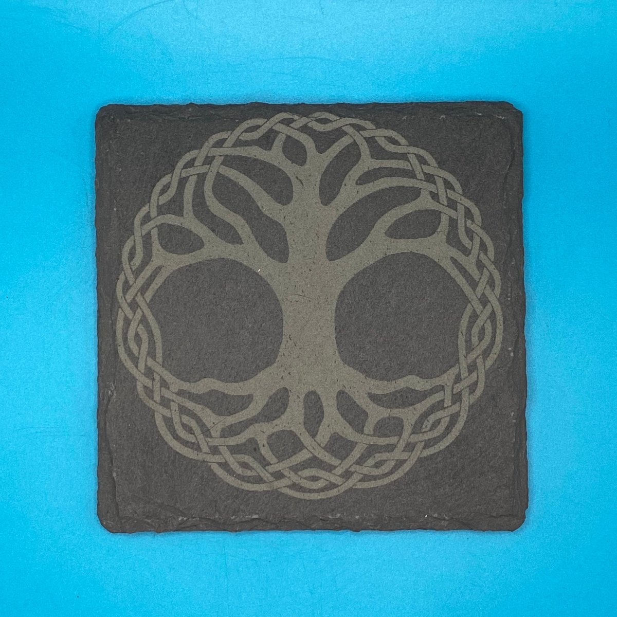 Full Tree of Life Slate Coaster - Crosby Girls Crafts