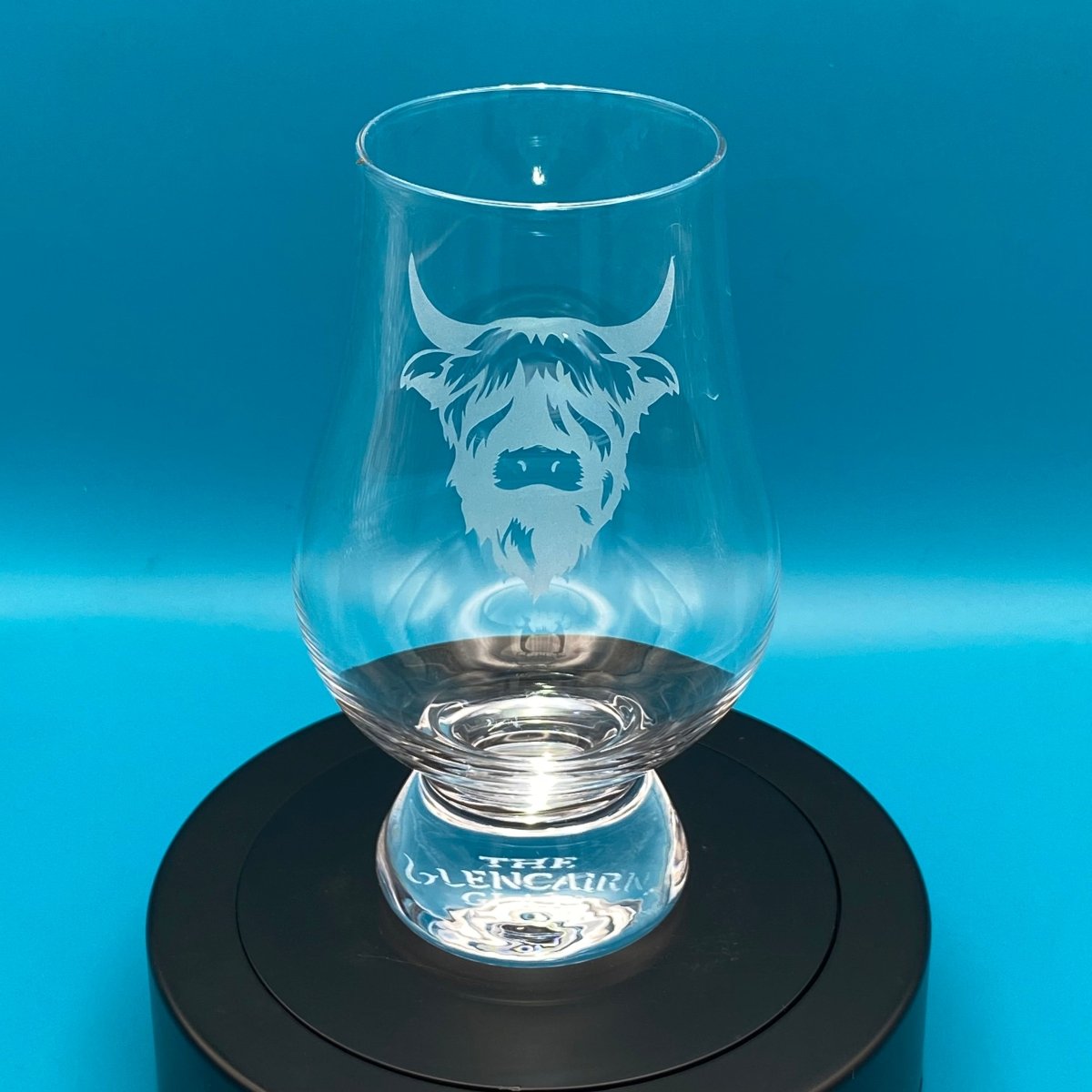 Glencairn Tasting Glass - Highland Coo, Fluffy - Crosby Girls Crafts