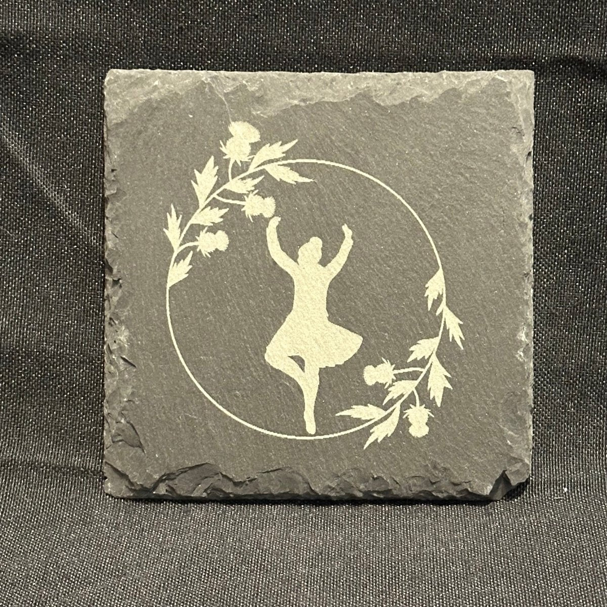 Highland Dancer Coaster - Crosby Girls Crafts