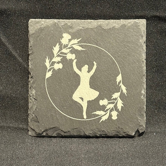 Highland Dancer Coaster - Crosby Girls Crafts