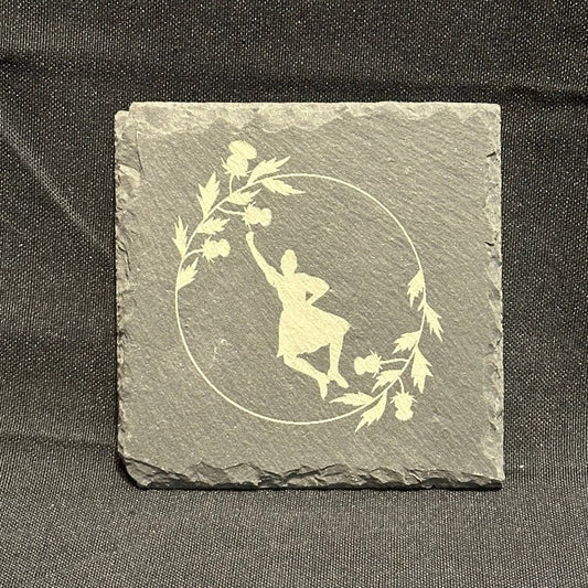 Highland Dancer Jig Coaster - Crosby Girls Crafts