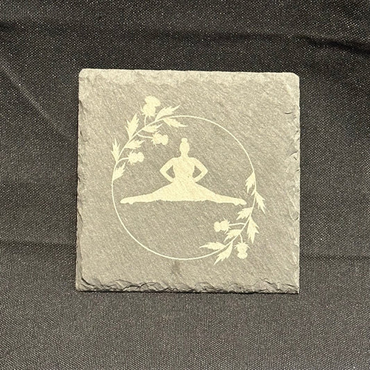 Highland Dancer Leap Coaster - Crosby Girls Crafts