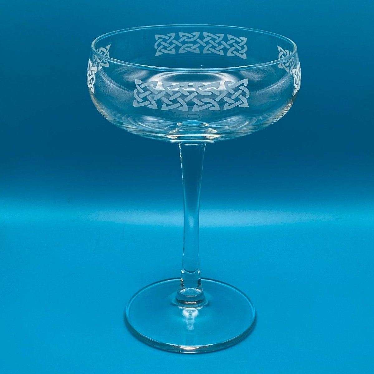 Interlaced Knot Champagne Coupe - Crosby Girls Crafts