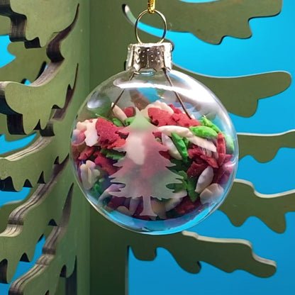 Christmas Ornament - 2" Sprinkle Tree